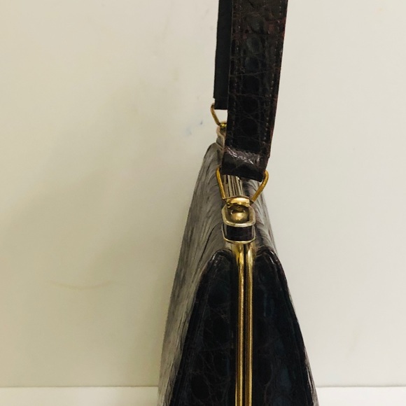 ESCORT CLASSIC ALLIGATOR KELLY HANDBAG - Picture 8 of 8